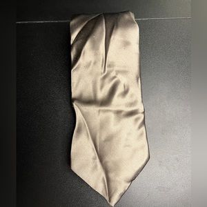 Geoffrey‎ Beene Metallic Brown Silk Tie 59"